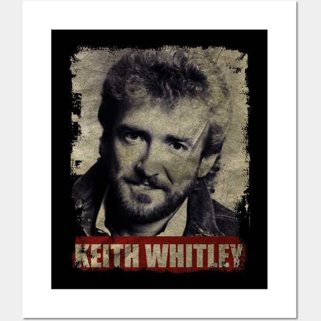 TEXTURE ART-Keith Whitley - RETRO STYLE Wall Art by ZiziVintage